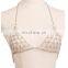 Sexy Hollow Geometric Triangle Bikini Bra Chain Vintage Beach Necklace Body Chain Jewelry