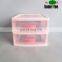 Eco-friendly plastic 2 layers desk drawer