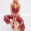 Summer Hollow out Playsuit Latex Jumpsuit Spaghetti String Jumpsuits Fitness