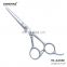 2016 hot sale Hair scissors beautiful titanium barber hair scissors