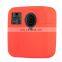 accessories Colorful Silicone Protective Housing Soft accessories PULUZ for GoPro Fusion Silicone Protective Case