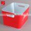 2017 trend custom square beer galvanized metal ice bucket