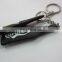 custom black color soft rubber pvc keychains with bottle shape