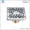 China hot sale 4 inch brass floor drain for home floor shower drain