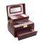 PU leather jewelry box multi-layer jewelry box large jewelry cosmetic storage box portable leather wholesale