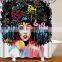 i@home home goods most beautiful mixed print washable black women shower curtains polyester available