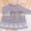 2020 baby children's spring and autumn long sleeve baby girl jacquard soft lovely one-piece skirt sweater knitted dress
