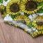 Girl Swimwear Summer Sunflower print One-Pieces Swimsuit beachwear 2-6T