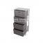 Customized Modern and fashion living roon furniture 5L-203 easy pull 4 drawers storage tower cabinet