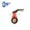 epdm NBR seat worm gear operation cast iron wafer butterfly valves