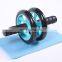Factory Direct Anti-slip Handle Fitness Equipment Detachable Abdominal Muscle Training AB Wheel Set