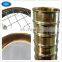 Brass standard test sieve for Sand soil grain sieving in Laboratory or field