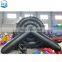 Factory inflatable soccer dart board game, cheap inflatable foot dart game with 5 balls