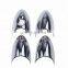 4PCS Outer Outside Door Handle Cover Covers Chrome Fit For Hyundai Sonata