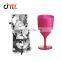 Taizhou Hot Selling Goblet Plastic Look Colorful Wine Cup Mould