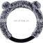 Girl Winter Universal Fluffy Steering Wheel Cover 15 Inch Cartoon Style Furry Steering Wheel Cover