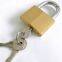 Top safety anti theft weatherproof master padlock 40mm diamond shape brass padlock keyed alike