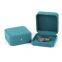 New octagonal super fiber jewelry packing box ring earring necklace bracelet box with custom logo.