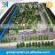 Landscape architectural rendering for house model plan and layout