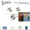 custom slotted drive photo-book chicago screws with blue painted head