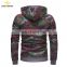 New Hoodie Men Autumn Casual Solid Long Sleeve Men Hoodies Sweatshirts Slim Zipper Men Camo Hooded Hoodie