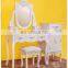 French style dresser european wooden dressing table