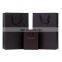 New Gold Logo Hot Foiled Stamping Black Matt Kraft Paper Bag With Cotton Rope Handles