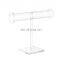 Hot Popular High Quality Necklace Rack Clear Acrylic T-Bar Bracelet Display