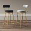 BS11-GD75 High Quality High Bar Chair Gold Bar Stool Bar Chairs