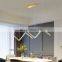 Golden LED Chandelier Nordic Modern Pendant Lamp Living Room Hanging Light