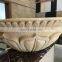 Beige Sandstone Fashion Finish Flower Pots Wholesale Big Flower Vase