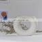 Modern Decorative Handmade Art Porcelain Matte White Half Round Shape Ceramic Pot Irregular Flower Vase Nordic INS Style