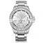 2019 Luxury fashion branded hand manufacturer all stainless steel band luxury diamond water resistant price unisex watch