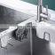 Hot Sale Kitchen Stainless Steel Sink Sponges Holder Self Accessories Storage Organizer Adhesive Drain Drying Rack Wall Hooks