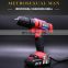 21V Power Electric Cordless Impact Wrench Drill 1750rpm 10mm Compact Cordless Hammer Drills With Lithium Battery