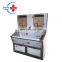 HC-M074 Medical washing basin stainless steel sink hospital hand wash basin for doctors for two people