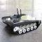 mini crawler chassis rubber track chassis remote control vehicle rubber track robot platform controller
