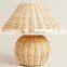 Unique High Quality natural woven rattan Table Lamp Decor Lamp For Desk Best Price Vietnam Manufacturer