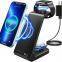 Wireless Charging Station for iPhone Multiple Devices, 3 in 1 Wireless Charger Stand Dock Compatible with Apple Watch Series 7 6 SE 5 4 3 2 & Airpods iPhone 13 12 11 Pro Max/X/Xs Max/8/8 Plus iWatch