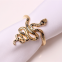 Wholesale High Quality Plated Gold Snake Shaped Napkin ring