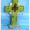 wholesale decorative vintage carved wood cross craft for home&garden decor. HW15A00364
