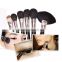 26pcs compact beauty brush kit with PU bag