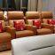 High-end private villa audio-visual room leather electric sofa home theater electric multi-functional sofa combination