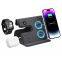 2024 New Wireless Multifunction Charger for Watches Phones Earphones