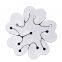Connecteur en forme de fleur, porte-boutons en arc, clips de scellage de fleur et de ballon pour la décoration de fêtes de mariage/anniversaire/No?l