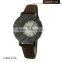 couple lover wrist watch with genuine leather