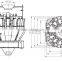 screw feeding multihead combination weigher for chicken wings,chicken legs,fish,raw beef,lobster,shrimp,poultry