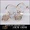 2015 Newest Fashionable Jewelry 925 Sterling Silver Jewelry rose gold earring