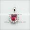 925 Sterling Silver Created Ruby Set Gemstone Jewelry Hong Kong Wholesale