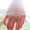 Electroplating Metal Simple Slave Chain Hand Harness Bracelet Ring Jewelry